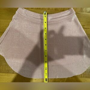 Ballet metallic Pink Knit skirt